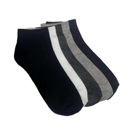 Casual Cushion Cotton Ankle Socks for Women (Pack of 5, Multicolor)