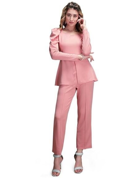 Co Ord Set for Women | Co ord Set for Women Stylish | 2 Piece Co-Ord Set | Travel Co Ord Set for Women | Office Wear Cord Set for Women