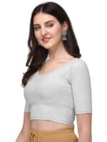 Women's Cotton Half Sleeve Blouse - Image 2
